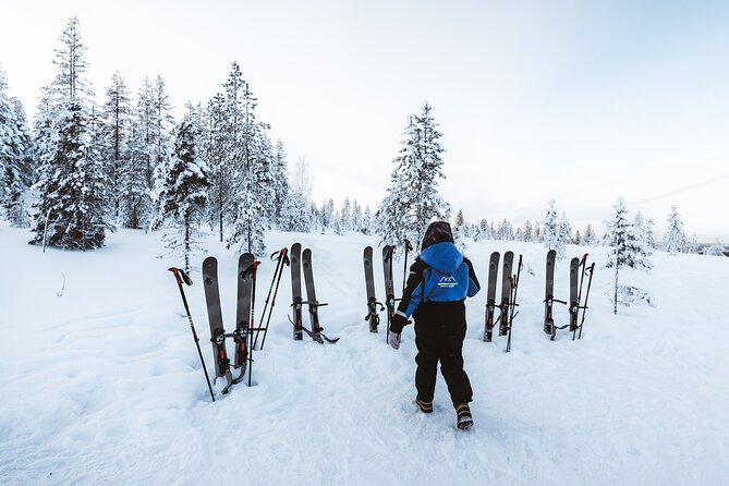 Ski Trekking Safari in Lapland - The Route Through the Taiga Forest