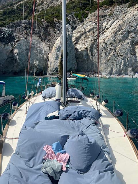 Skiathos: day sailing trip with swim stops and lunch - Music, Comfort, and Overall Atmosphere Aboard