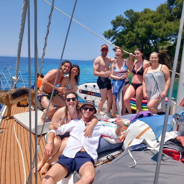Skiathos private tours :Sailing day with lunch on board, - Exploring Skopelos and Skiathos from the Sea