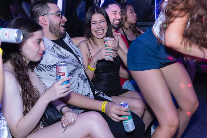 Skip-the-Line at Vegas Clubs with a Party Bus! - Key Points