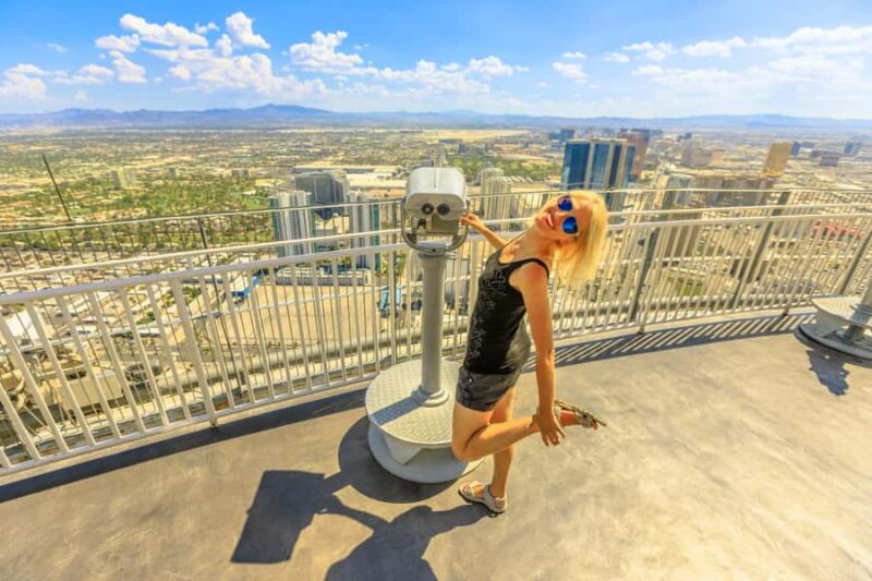Skip-the-line Las Vegas STRAT Observation Deck Tour - Elevate Your Las Vegas Visit with the SkyPod Observation Deck Tour