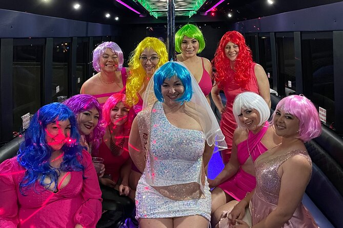 Skip the Line VIP Nightclub Tour in Vegas - The Party Bus: Vegas Strip Cruise with Drinks and Lights