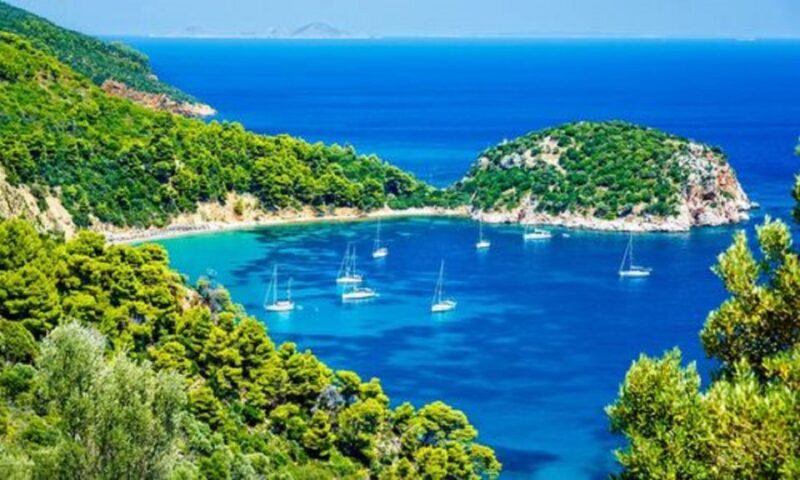 Skopelos: The Mamma Mia Island Tour - Scenic Pass by the Three Trees Location