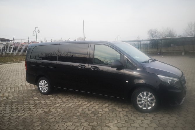 Skopje Airport Transfer by Van for up to 8 Passengers - Key Points