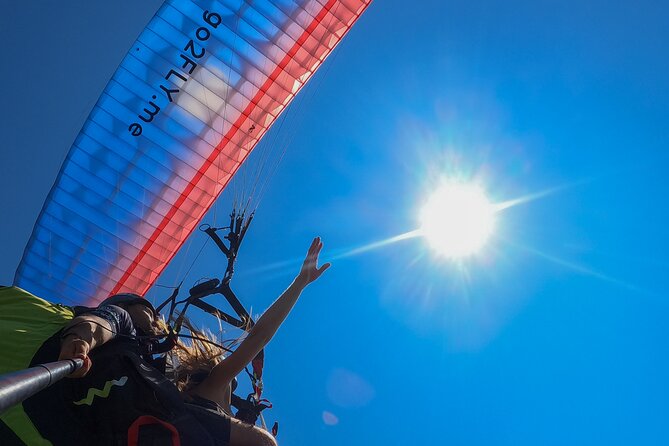 Sky adventure: Ultimate Paragliding Experience in Budva - Starting at the Picturesque Landing Spot near Becici Beach