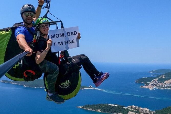 Sky adventure: Ultimate Paragliding Experience in Budva - Soaring Over Becici Beach and the Riviera