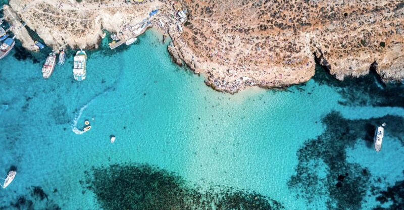 Sliema/St. Paul's: Gozo, Comino & Blue Lagoon Ferry Cruise - Discover Malta’s Iconic Islands on a Comfortable Catamaran Cruise for $42