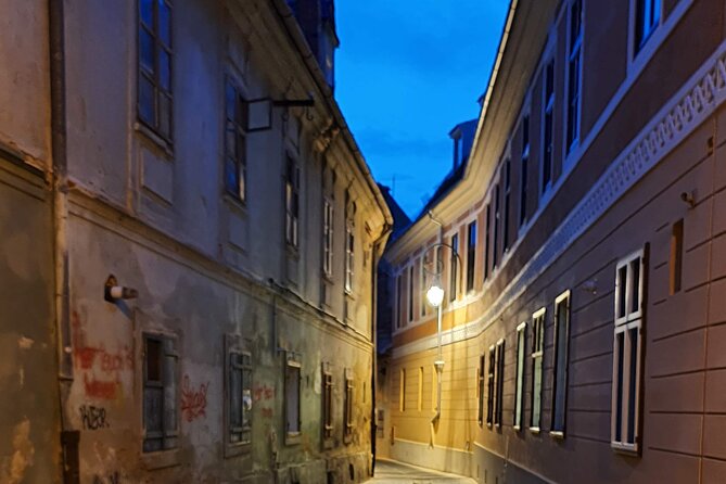 Small-Group Brasov-CROWN City Evening Tour with wine - Walking Along Rope Street – Eastern Europe’s Narrowest Lane