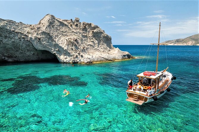 Small Group Cruise Around Antiparos & Despotiko With Lunch - Discover a Small-Group Boat Tour in Paros Featuring Antiparos and Despotiko