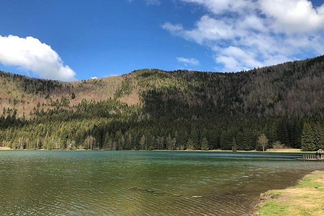 Small-group day trip to the unique volcanic lake in Eastern Europe - Discovering the Peat Bog Opposite the Lake (Summer Only)