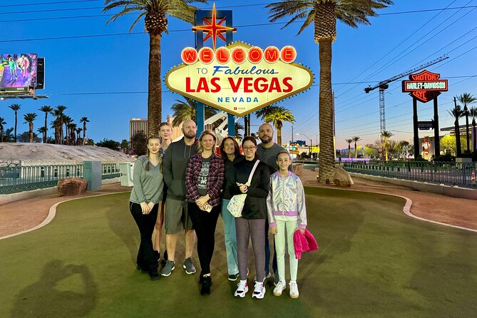 Small Group Grand Canyon Skywalk & Hoover Dam Tour - The Tour Starts with Las Vegas Strip Pickup and the Sign Photo Stop