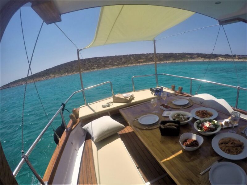 Small group kaiki cruise to Antiparos & Despotiko with lunch - Swimming and Snorkeling in the Crystal Blue Waters