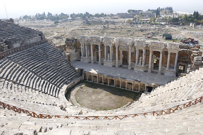 Small Group Pamukkale Tour From Kusadasi or Selcuk Hotels - Visiting the Historic Site of Hierapolis