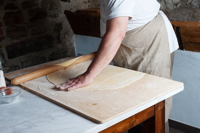 Small Group Pasta Making Class Wine Tasting in a Tuscan Castle - Hands-On Pasta Making with a Skilled Chef