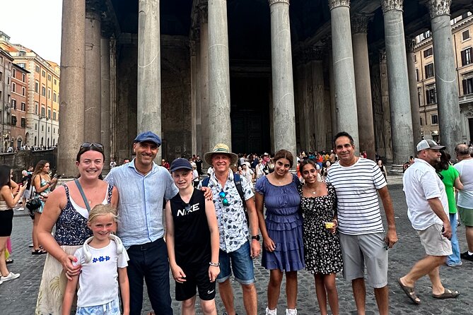 Small Group Rome Night Tour for Kids & Families w Gelato Pizza & Must-see Sites - Visiting the Impressive Pantheon