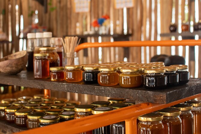 Small Group Shared Jeep Island Tour Mayan Park Cenote and Beach - Tasting Experiences: Tequila, Honey, and Chocolate
