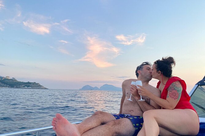 Small group sunset boat tour from Sorrento - Swimming and Sunset Aperitivo at Marina di Puolo