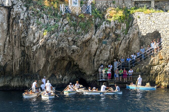 Small Group Tour from Sorrento to Blue Grotto, Anacapri and Capri - Exploring Capri’s Vibrant Piazzetta and Main Streets