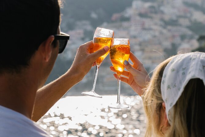 Small Group Tour in Positano by Boat at Sunset with Prosecco - Key Points
