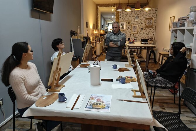 Small Painting Group with a Local Artist in Porto - Meet Emanuel: Porto’s Passionate Painting Instructor