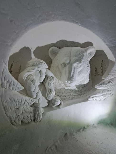 Snow Village Visit by Snowmobile Safari from Ylläsjärvi - Exploring the Ice World and Snow Sculptures