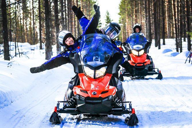 Snowmobile Safari in the Nature - Hot Drinks, Snacks, and Rest Stops