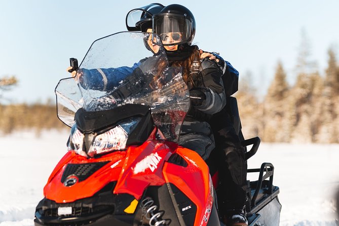 Snowmobile Safari into the Arctic Circle Forest - Safety, Gear, and Customer Service