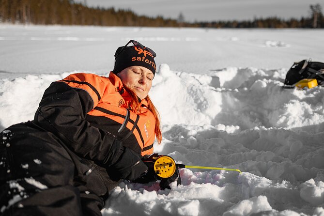 Snowmobile Safari with Ice Fishing and Outdoor Lunch in Levi - The Outdoor Lunch and Fire-cooked Meal