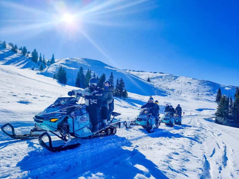 Snowmobile Tour In Bucegi Mountains - Snowmobile Equipment and Guide Support