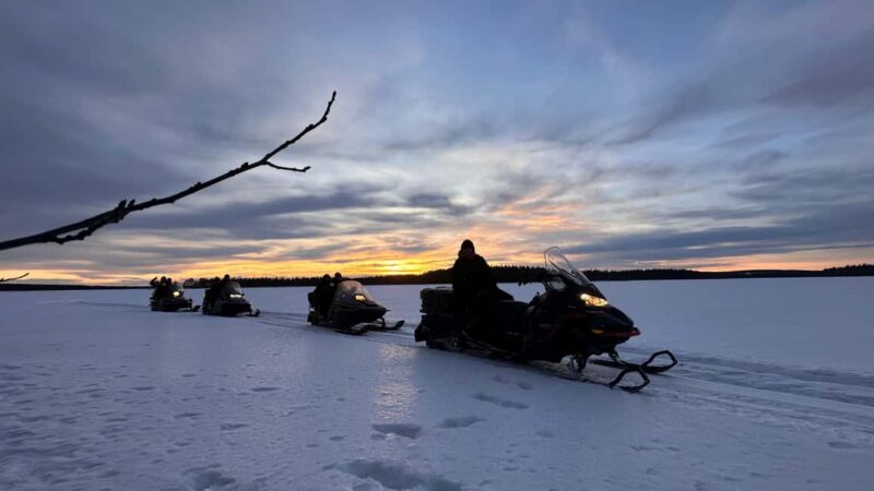 Snowmobile tour through the fabulous landscape of Lapland - Key Points