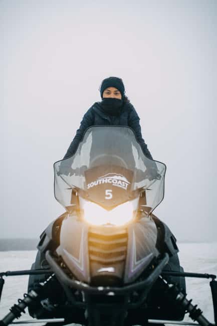 Snowmobiling on Eyjafjallajökull The Summit of Adventure - The Return Journey in the Rugged Super Jeep