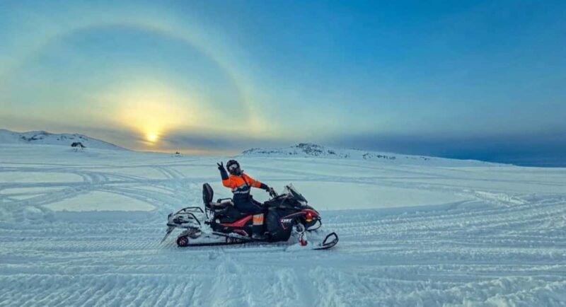 Snowmobiling on Eyjafjallajökull The Summit of Adventure - What Makes This Tour Stand Out Among Icelandic Snowmobiling Options