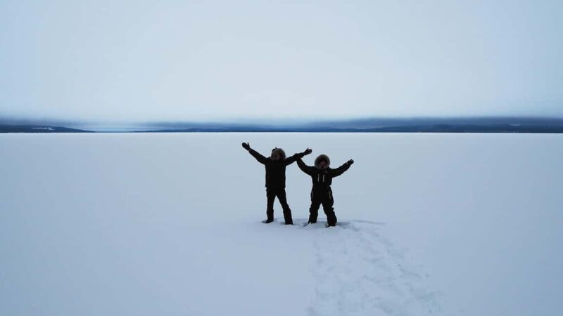 Snowshoe experience with traditional beverages in Lapland - Snowshoeing in Lapland’s Snowy Forests and Frozen Lakes