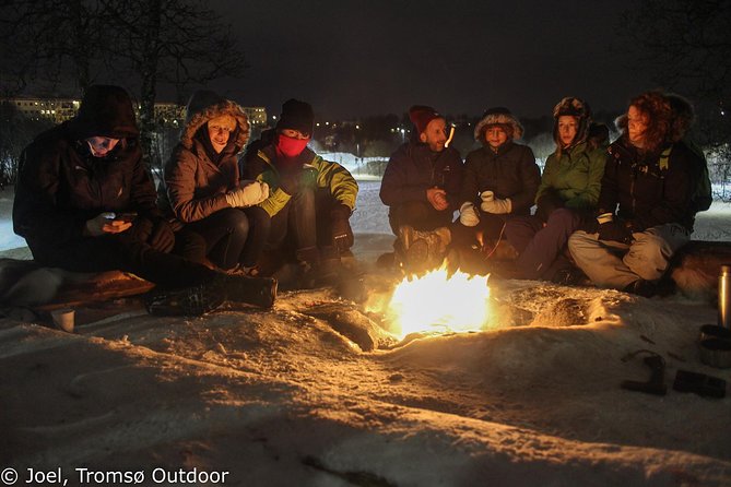 Snowshoe trip with a campfire in Tromso - Family-Friendly Snow Activities and Safety