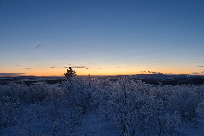 Snowshoe up a Mountain - Convenient Pickup and Meeting Points in Kiruna
