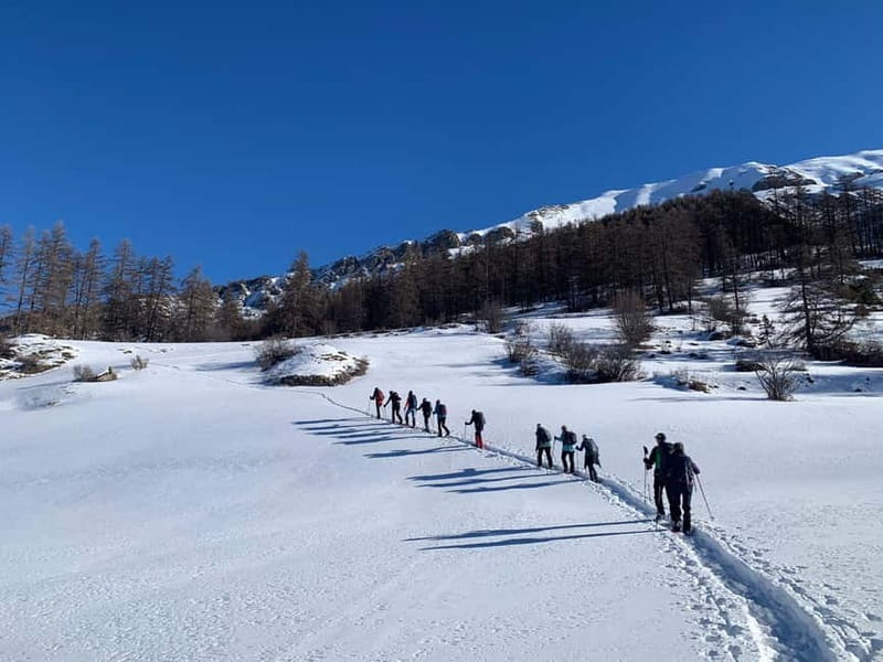 Snowshoeing on the Lure mountain - Summiting for the Aperitif and Panoramic Views
