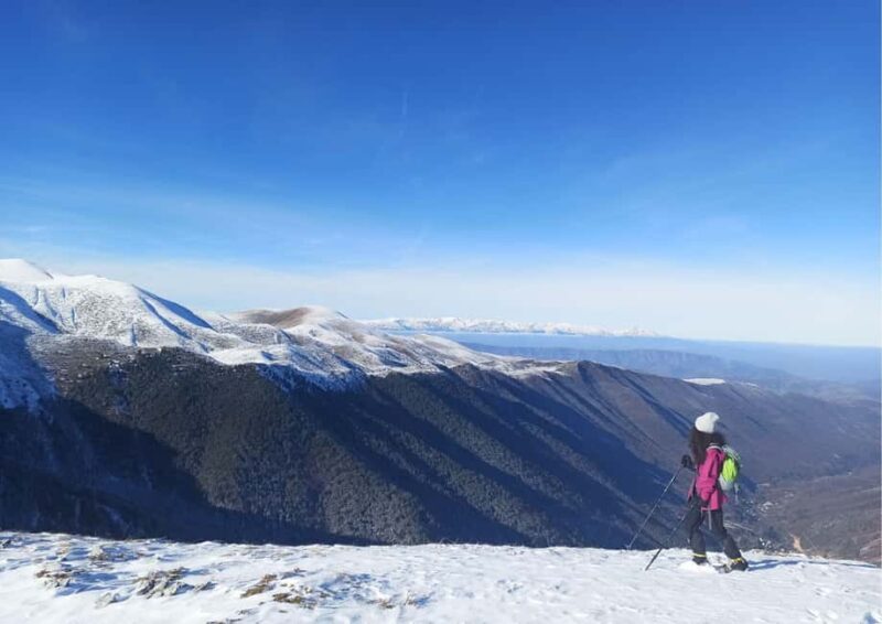 Snowshoeing tour to the peak Ostri Vrv on Jakupica mountain - Snowshoeing to Ostri Vrv Peak on Jakupica Mountain: An Adventurous Winter Escape