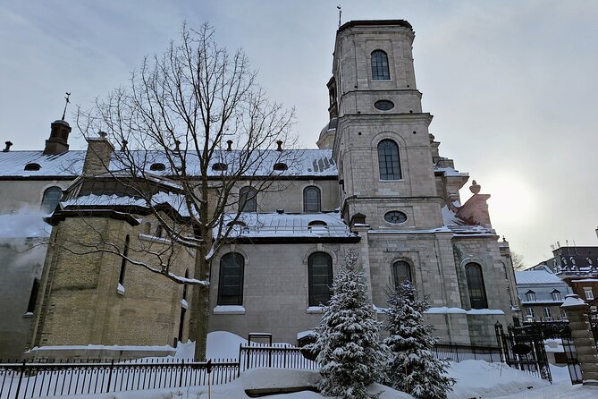 Snowy Private Walking Tour of Old Quebec - Marveling at Notre-Dame de Québec Basilica Cathedral