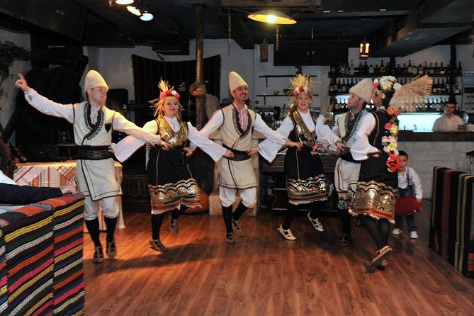 Sofia by Night Panoramic Tour with Dinner and Folklore Show - Exploring Narodno Sabranie Square and the Tsar Osvoboditel Statue