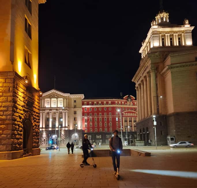 Sofia: Electric Scooter Guided Tour - The Nighttime Magic of Sofia