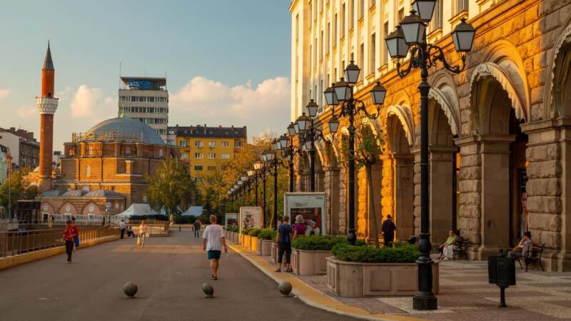 Sofia evening walking tour with visit to the Old Observatory - Key Points