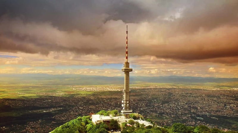 Sofia from the Top and Alexander Nevski Cathedral - The Kopitoto TV Tower and Cliff Walk