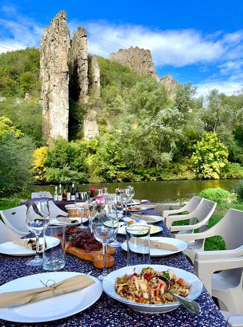 Sofia: Iskar Gorge Waterfall, Monastery, & Wine Picnic - Unique Stops: Ritlite and Ancient Church Ruins