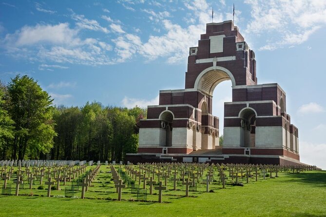 Somme Battlefields from Paris with Australian memorial & Amiens Cathedral - Visiting the Thiepval Memorial of the Missing
