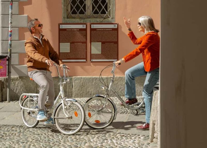 Sondrio: Tour with Italian vintage bicycles and product tasting - Riding the Iconic Graziella Bicycle Through Sondrio’s Streets