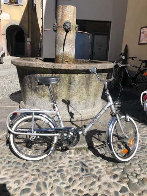 Sondrio: Tour with Italian vintage bicycles and product tasting - Cycling Along the Sentiero Valtellina by the Adda River