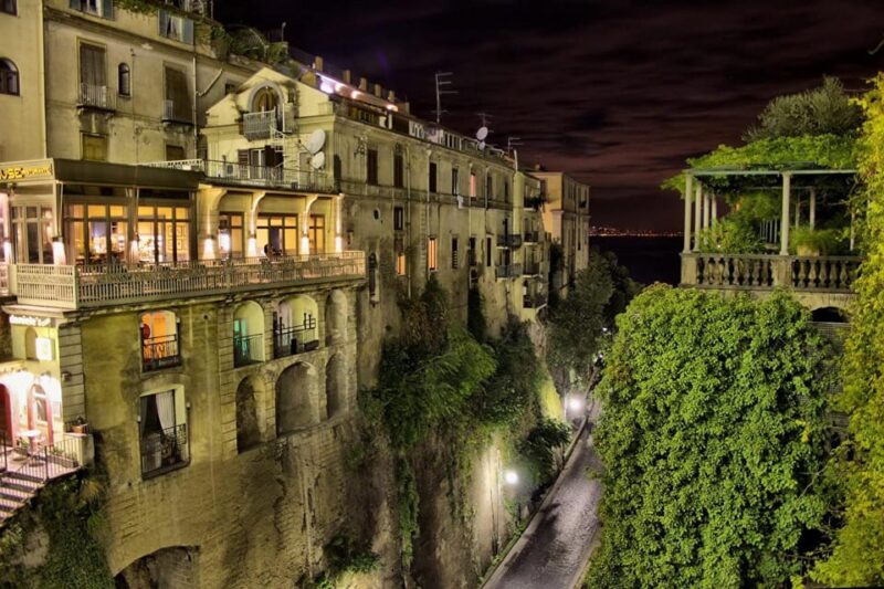 Sorrento by night... with a tasty surprise -  