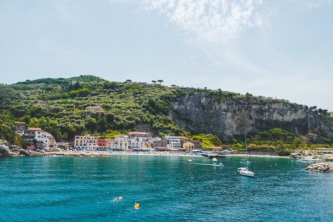 Sorrento Coast Cruise with Limoncello Tasting - Cruising Past Marina di Puolo and the Massa Lubrense Riviera