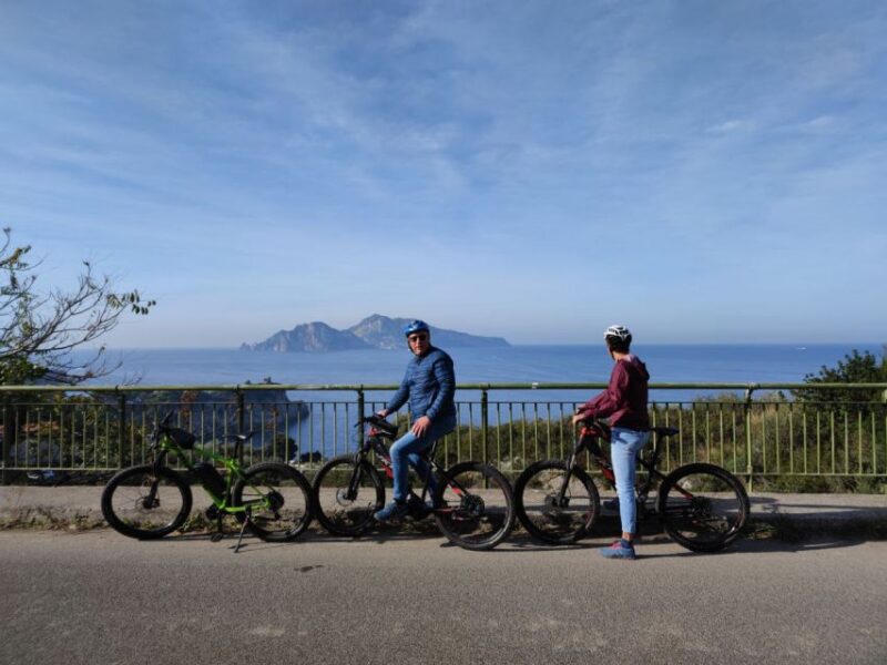 Sorrento: Coast E-Bike Tour with Limoncello Tasting - Riding Along the Sorrento Peninsula