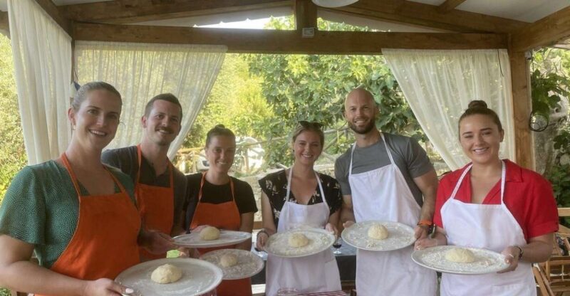 Sorrento: Half-Day Pizza Making, Wine, Limoncello & Pick-Up - The Scenic Setting: Hills and Gulf Views